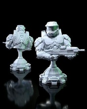 maestro capo fallimento alone infinito sci fi soldato spazio warhammer tavolo armatura cortana arma fan arte gioco sculture 3d print model - Mito3D