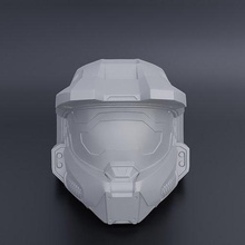 master chief helmet halo masterchief printable hobby diy cosplay protection 3d print model - Mito3D