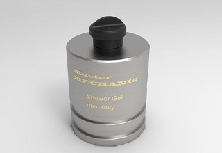 master mechanic shower gel 1l cosmetic bottle shampoo lotion health beauty bath product bathtub package fashion body care cream 3d print model - Mito3D