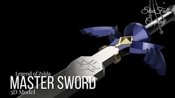 master sword - legend zelda legendofzelda link nintendo video game cosplay mastersword hobby diy 3d print model - Mito3D