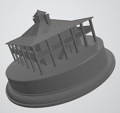 us masters winners golf trophy building illustration outdoors house design hobby winner award sport diy 3d print model - Mito3D