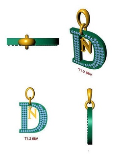 tapis journée chu diamant bijoux or argent bague mariage pendentifs 3d print model - Mito3D