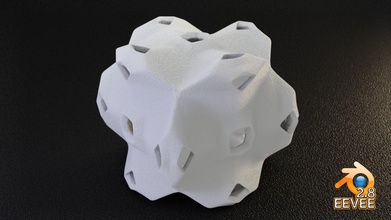 math object 0100 geometric art abstract stl 3dsmax blender 3d printable printing shape mathematical 3d print model - Mito3D