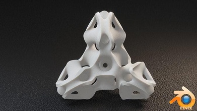 matematica oggetto 118 scultura mathart matematico arte concettuale astratto geometrico forma 3dprint stampabile stampa 3d miscelatore eevee stl 3d print model - Mito3D