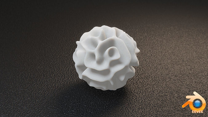 math object 121 abstract mathart mathematical art geometric design 3d printing printable stl blender eevee coral shape nature 3D print model - Mito3D