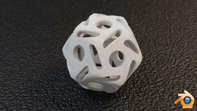 matemáticas objeto 129 geométrico contemporáneo forma diseño matemático Arte resumen impresión impreso imprimible licuadora eevee 3d print model - Mito3D