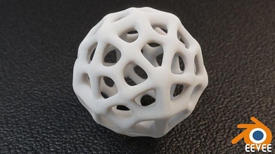 math object 132 sphere design symbol abstract shape mathematical geometric polyhedron art b3d blender eevee print printable 3d printing 3d print model - Mito3D