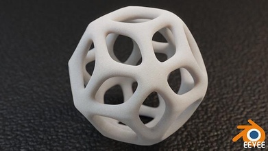 math object 133 design symbol art geometric mathematical platonic solid b3d blender eevee stl printing printable 3d polyhedra abstract 3d print model - Mito3D