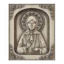 matrona Moskova takı cam cnc Mesih doğrama stl rahatlama freze oyma taç dikenler dekorasyon kabartma İncil religiou nesne jesu din diğer 3d print model - Mito3D