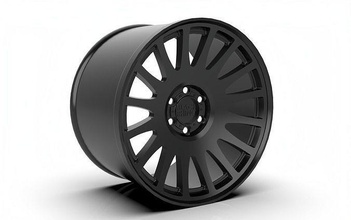 matte black rhino bullhead wheel series american racing printable model steel aluminum tire machinery isolated technology sterling bevel hobby diy automotive 3d print model - Mito3D