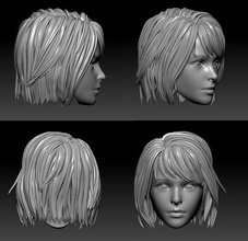 max caulfield life is strange head scale model toy games toys maxine price chloe 3d print model - Mito3D