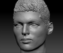 max verstappen f1 chauffeur art buste personnage tête humain masculin homme portrait sculptures 3d print model - Mito3D