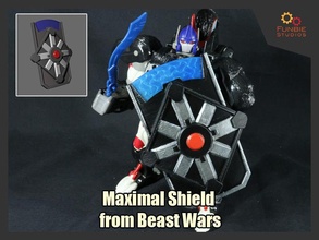 maximal shield transformers beast wars maximals games toys 3d print model - Mito3D