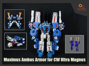 maximus emboscada armaduras transformadores cw ultra magnus ulatra jogos brinquedos 3d print model - Mito3D