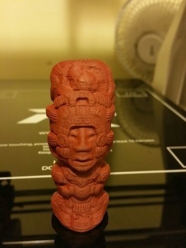 maya figura 1 azteca cultura mexico america mesoamerica mayas aztecas mexicano civilización antiguo pirámide historia arquitectónico decoración arte esculturas templo 3D print model - Mito3D