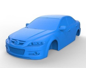 mazda 6 berlina stl file Stampa passatempo Fai settore automobilistico 3d print model - Mito3D