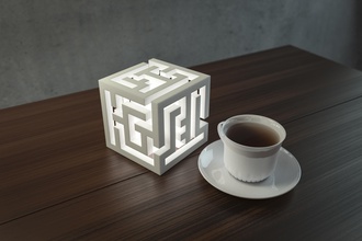 generativo diseño voronoi sphere2 lámpara cafetería casa arte led encendiendo laberinto ligero dificultad meandro rompecabezas interior solucionador 3d print model - Mito3D