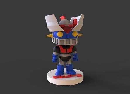 mazinger funko pop robot Nagai mecha arte sculture 3d print model - Mito3D