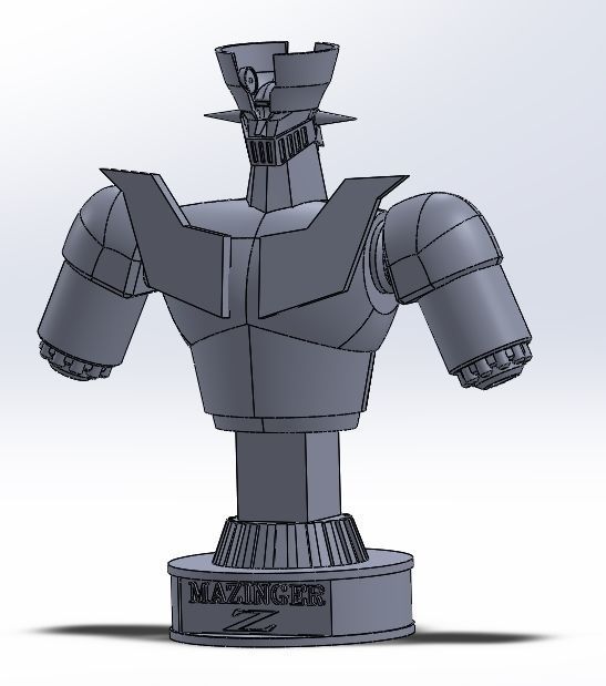 mazinger büste japan anime super roboter mazingerz hobby diy robotik 3D print model - Mito3D