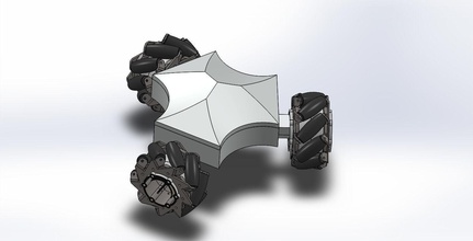 3d mecanum räder arduino roboter rad robotik system universität fix bisschen hobby diy druckbar design ingenieur mechatronik projekt scifi sci wissenschaft zukunft 3d print model - Mito3D