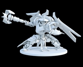 mecha königreiche jax haut drucken 3d lol liga of legenden roboter spiele spielzeuge 3d print model - Mito3D