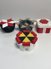 mekanik Kutu geometrik Sanat durum kılıf konteyner çanak depolama gezegen hediye ev Aksesuarlar 3d print model - Mito3D
