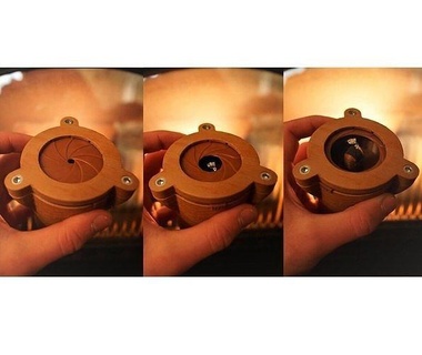 mecánico iris anillo caja joyería joya abertura compromiso propuesta 3d impresión impreso fdm pla abs petg filamento relleno madera 3d print model - Mito3D