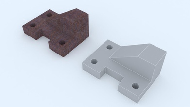 partie mécanique n ° 10 loisirs-bricolage le métal pièces trou de l'acier d'affaires outil art robot isolé 3d imprimable passe-temps bricolage hobby mécaniques 3d print model - Mito3D