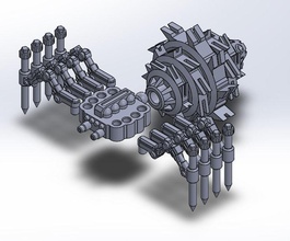 mechanical tarantula spider robot machin zoid hobby diy robotics 3d print model - Mito3D