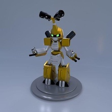 medabot robot eyes 3d model maya photoshop games toys 3d print model - Mito3D