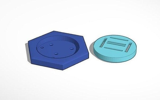 madalya Kulp destek Sanat ganimet Fincan hobi kendin yap 3d print model - Mito3D