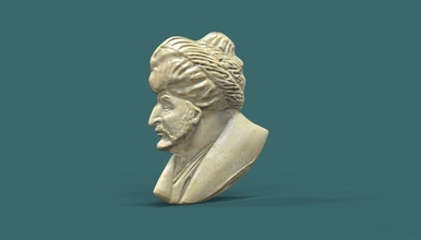 medal sultan mehmed ii art sultanmehmed2 sultanmehmet2medal costanzodeferraramedals ottomanking ottomanmedals medals kingmedals sculptures cncmodel cncrelief cnc relief 3d print model - Mito3D