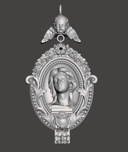 medalion sanat Paskalya yumurta takı altın kolye değerli moda güzellik Gümüş heykeller 3d print model - Mito3D