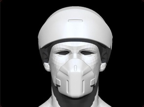 médical sci casque construction masque airsoft cosplay 3dshophelmet jeux jouets jeu accessoires 3d print model - Mito3D