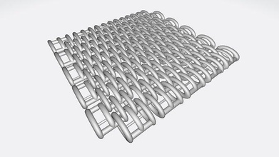 mittelalterlich kettenhemd hintergrund historisch geschichte metall ringe stahl textur krieg krieger ritter rüstung kette mail körper verknüpfung nahtlos diy hobby 3d print model - Mito3D
