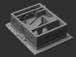 Ortaçağ evi ev köy mimarlık Kalkan Haçlı eski antika zırh diğer 3d print model - Mito3D