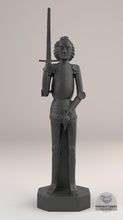médiéval chevalier 3d analyse of brandebourg roland statue ville juridique 3dscan science miniatures figurines art sculpture personnage hd fdm sla dlp 3d print model - Mito3D