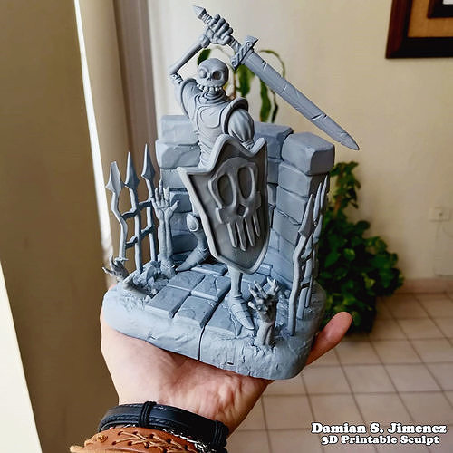 Ortaçağa ait Bayım Daniel fortesk 3d Yazdır vasat stl fanart hayran Sanat oyunlar oyuncaklar 3D print model - Mito3D