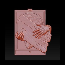 orta istasyon çapraz heykeller isa mücevher cnc kolye madalyon haç dini Hıristiyan Katolik çarmıha gerilme Vesika Rahatlama yazdırılabilir gümüş diriliş Sanat takı 3d print model - Mito3D