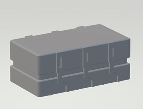 médio caso bainha cyberpunk caixa 2077 jogos armazenamento recipiente envio brinquedos 3d impressão 3d print model - Mito3D