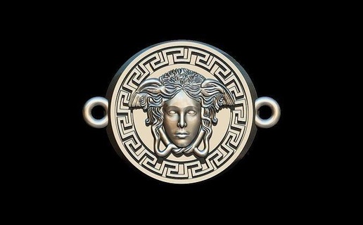 medusa kolye demir işi takı altın yazdırılabilir gümüş Sanat Versace yüzükler yüzük Yunan yılan mücevher mitoloji heykel moda baş kolyeler 3d print model - Mito3D