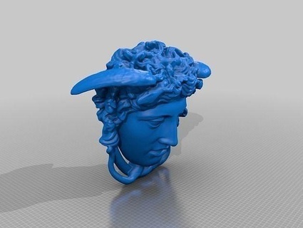 Meduse Rondanini Medusarondanini versace Gesicht Kunst Klecks Künstler Malerei Farbe Bürste Staffelei Galerie Skulpturen 3d print model - Mito3D