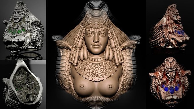 medusa serpente anel grego mitologia deus deusa divindade pingente alívio escultura bas joalheria jóias medalhão cabeça cara esculturas arte lacado argolas 3D print model - Mito3D