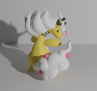 mega pelipper Pokémon 3d impressão modelo Pikachu jogos brinquedos brinquedo Nintendo mareep colecionável miniatura anime flaaffy pokebola eevee 3d print model - Mito3D
