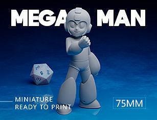 mega man megaman nintendo anime games manga rockman toys 3d print model - Mito3D