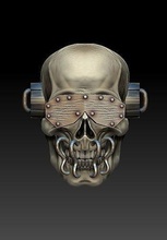 megadeth cabeza juguetes personalizados personalizado mega muerte cráneo megadeat juegos 3d print model - Mito3D