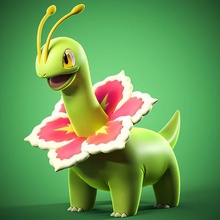 meganio pokemon pokemons eevee vaporeon jolteon Flareon espeon umbreon Leafeon Sylveon Pikachu chikorita Bayleef juegos juguetes 3d print model - Mito3D