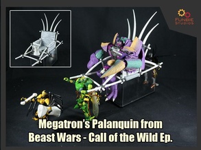 megatron palanquin transformers beast wars wild hunting games toys 3d print model - Mito3D
