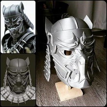 meishou manga realização preto pantera samurai maravilha capacete mcu wakanda mascarar arte varreduras réplicas 3d print model - Mito3D
