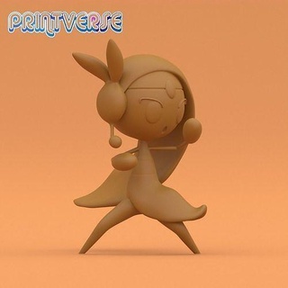 Meloetta Aktion Zahl Pokémon Anime Nintendo Asche Pikachu Pokeball Video Spiel Manga Kunst Skulpturen 3d print model - Mito3D